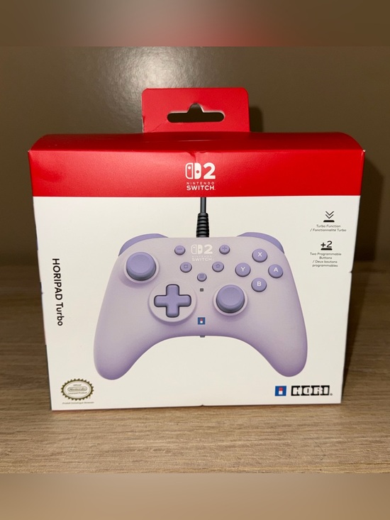 Nintendo Other - NIB HORI HORIPAD Turbo "Cozy Lavender" for Nintendo Switch 2